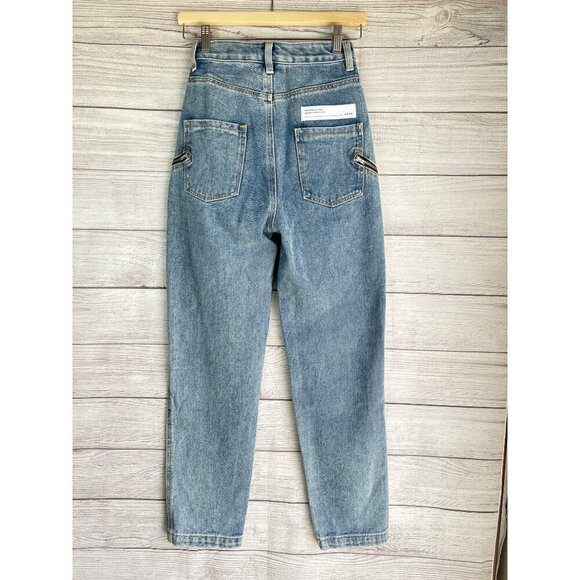Yuyu Active High Rise Denim Zipper Jeans Size Small - Picture 3 of 9